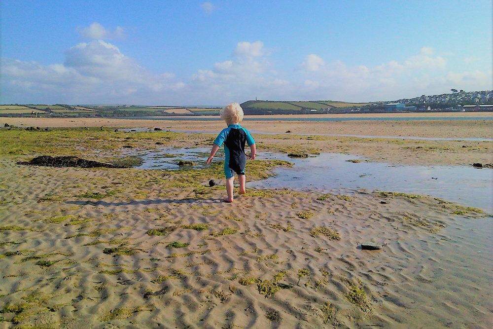 Rock, Cornwall - Beach low tide - Clouds Holiday Home